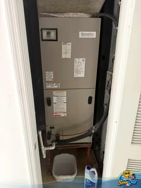 New air handler by Sunny Coast AC in South Florida