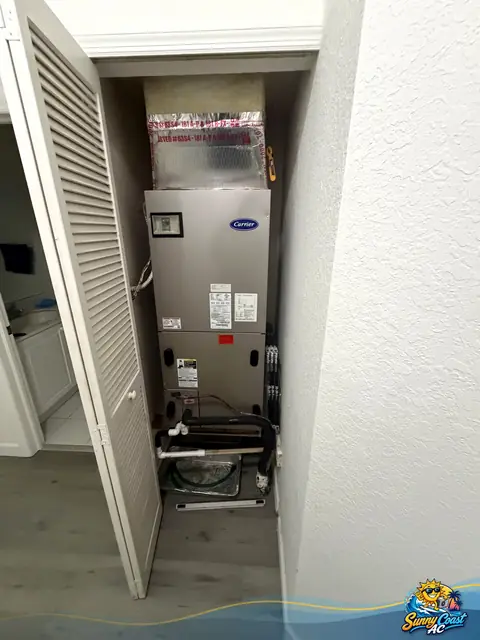 New air handler, new duct by Sunny Coast AC in South Florida