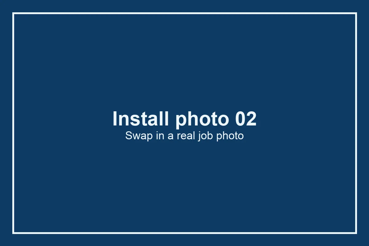 Install photo placeholder 2